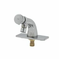 Wholesale 🤩 T&S Brass Single Handle Metering Bathroom Sink Faucet in Polished Chrome ⭐