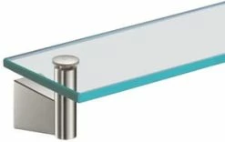 Wholesale 👏 Gatco Bleu 21-1/4 in. Glass Shelf in Satin Nickel 🧨