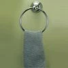 Promo 🔥 Gatco Charlotte Round Closed Towel Ring in Polished Chrome 💯 -Bathroom accessories Store Query 153