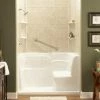 Deals 🌟 Safety Tubs Safety Tubs 37 x 60 x 30 in. Walk-In Safety Shower with Left Hand Drain in White 😉 -Bathroom accessories Store Query 197