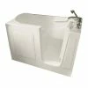 Cheapest 💯 Safety Tubs Safety Tubs 60 x 30 x 38 in. 75 gal Gelcoat Freestanding Walk-In Bathtub with Right Hand Drain in Biscuit ✨ -Bathroom accessories Store Query 200