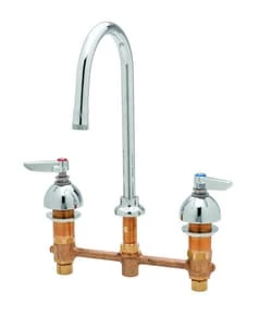 Best deal 🛒 T&S Brass Two Handle Widespread Bathroom Sink Faucet in Polished Chrome 🤩