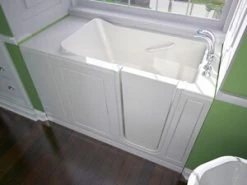 Best reviews of ✨ Safety Tubs Safety Tubs 38 x 48 in. 45 gal Gelcoat Freestanding Walk-In Air Massage Bathtub with Right Hand Drain in White 🔔
