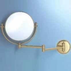 Cheapest 🌟 Gatco Expandable Wall Mount Mirror in Polished Brass 🎉 -Bathroom accessories Store Query 252