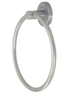 Budget ⌛ Gatco Latitude² Round Closed Towel Ring in Satin Nickel 👏