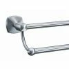 Best deal 🤩 Gatco Jewel 24 in. Double Towel Bar Satin Nickel 👍