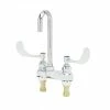 Best Sale 🛒 T&S Brass Two Handle Bathroom Sink Faucet in Polished Chrome ❤️ -Bathroom accessories Store Query 307