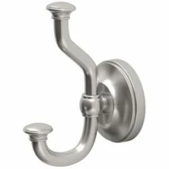 Discount 🎁 Gatco Tavern 2 Robe Hook in Satin Nickel 👏