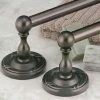 Coupon 🥰 Gatco Chenille 24 in. Towel Bar in Buffed Bronze 🛒
