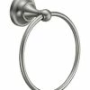 Outlet ⭐ Gatco Tiara Towel Ring in Satin Nickel 🎁