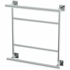 Best deal 🥰 Gatco Elevate Suite 20-3/4 in. Hotel Towel Center in Polished Chrome 🧨