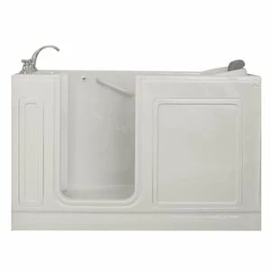 Best Pirce ๐ Safety Tubs Safety Tubs 60 x 32 x 37 in. Acrylic Walk-In Air Massage Tub with Left Hand Drain in White ๐ 3 Best Pirce ๐ Safety Tubs Safety Tubs 60 x 32 x 37 in. Acrylic Walk-In Air Massage Tub with Left Hand Drain in White ๐