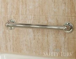 Outlet 🔔 Safety Tubs Safety Tubs 24 in. Grab Bar in Polished Chrome 🎁