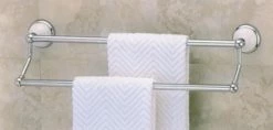 Brand new 👍 Gatco Franciscan 24 in. Double Towel Bar Chrome 👍