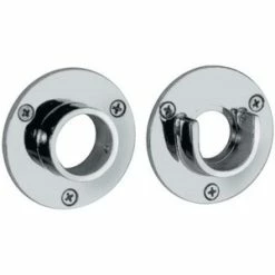 Outlet 🔔 Gatco Shower Rod End in Polished Chrome 🔥