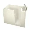 Brand new 🔥 Safety Tubs Safety Tubs 48 x 28 x 38 in. Gelcoat Walk-In Air Massage Tub with Right Hand Drain in Biscuit ❤️ -Bathroom accessories Store Query 432