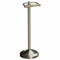 Promo 🛒 Gatco Charlotte™ Freestanding Mount Toilet Tissue Holder in Satin Nickel 🌟