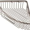 Brand new 🧨 Gatco 12 x 8-63/100 in. Corner Basket in Satin Nickel 😉 -Bathroom accessories Store Query 62